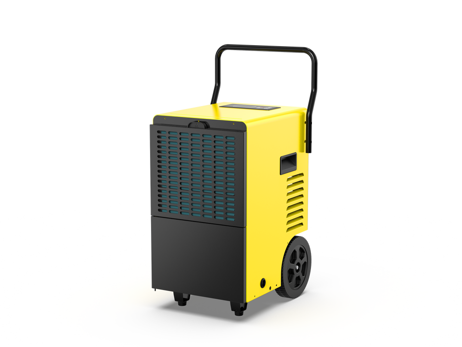 DAHTEC Building Dryer Dehumidifier Cellar 50 L/Day - Area 90 m²/230 m³ - 24 Hr Timer Indoor Drying Device with 7 L Large Water Container for Large Rooms