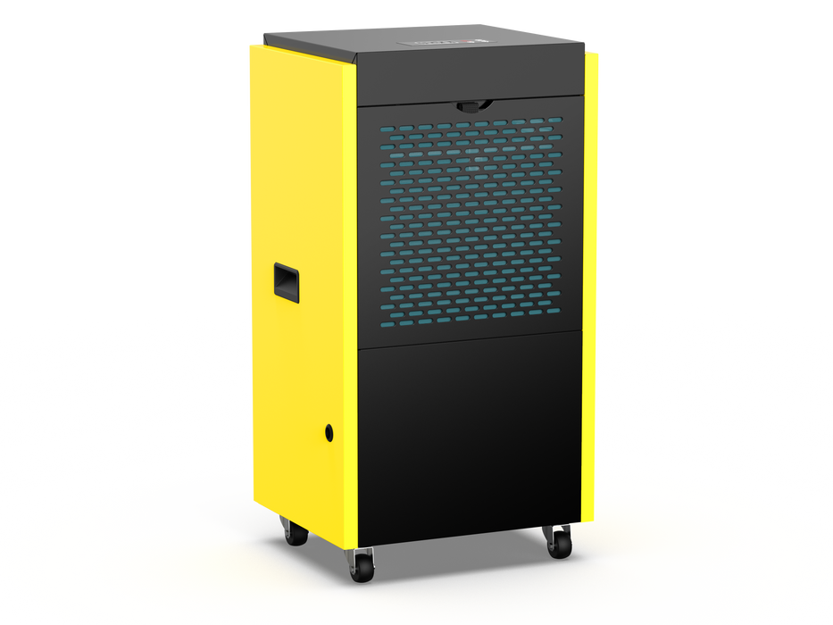 DAHTEC Building Dryer Dehumidifier Cellar 30 L/Day - Area 90 m²/230 m³ - 24 Hr Timer Indoor Drying Device with 7 L Large Water Container for Large Rooms