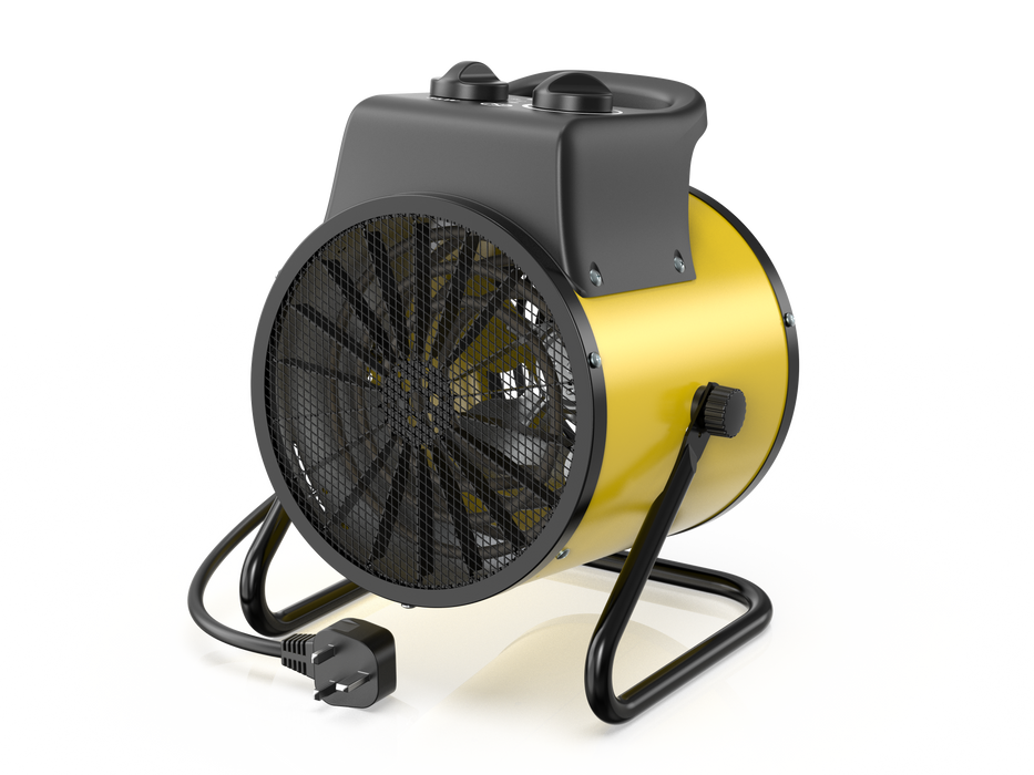 Dahtec electric stufa 2000w - thermofan - low power electric radiator - thermostat and overheating protection - for house, bath or workshop