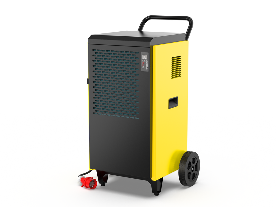 DAHTEC Construction Dryer Dehumidifier (max. 70 L/Day), with Built-in Pump and Drain, Suitable for Basements and Rooms up to 200 m²/500 m³