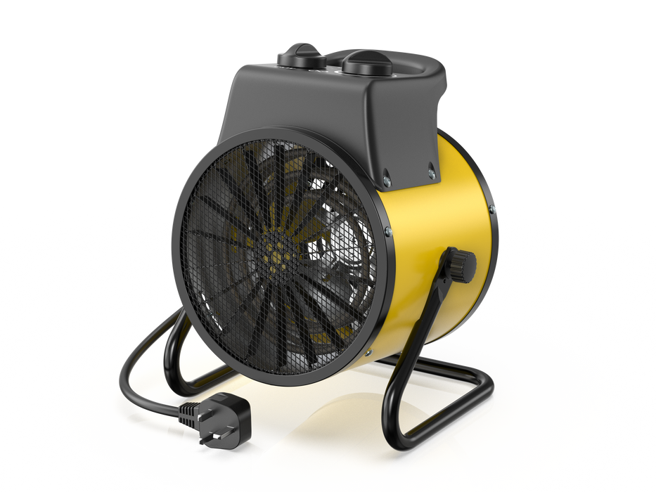 Dahtec electric heating 3000w hot air heater - eco low consumption - with Angle adjustment from 0 to 25°, thermostat and overheating protection - suitable for homes, workspace