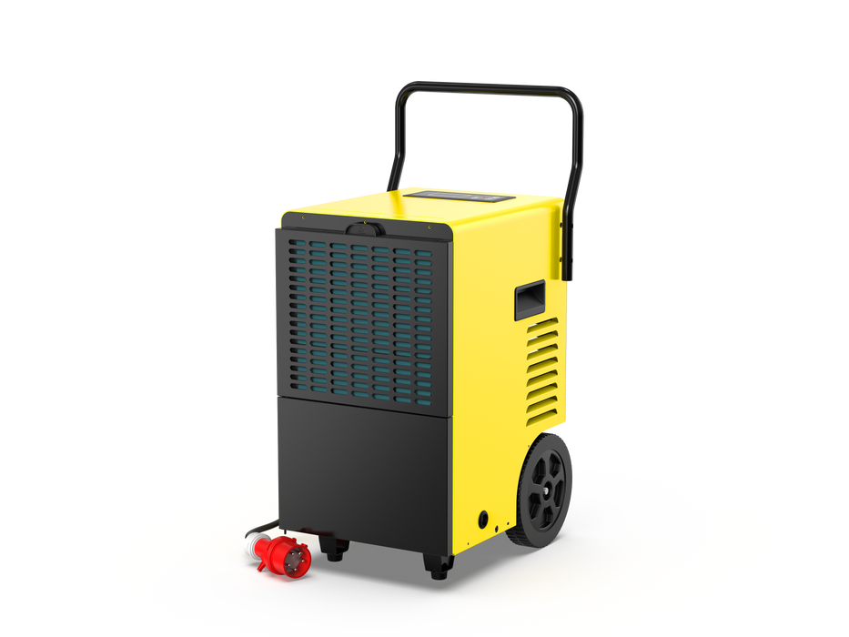 DAHTEC Building Dryer Dehumidifier Cellar 50 L/Day - Area 90 m²/230 m³ - 24 Hr Timer Indoor Drying Device with 7 L Large Water Container for Large Rooms