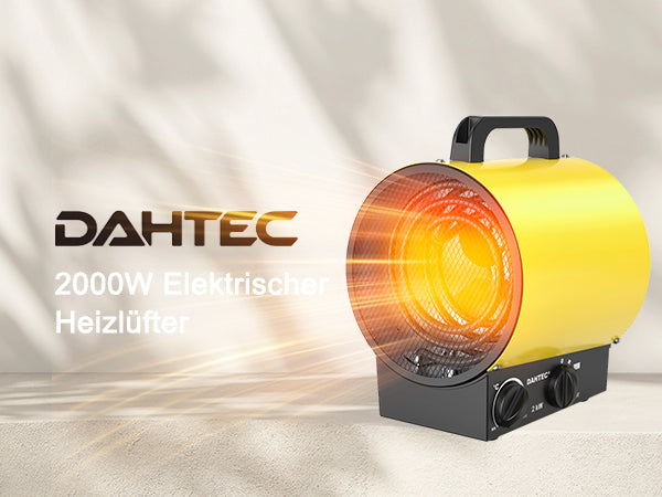 DAHTEC BGP1308 Elektroheizlüfter – 2 bis 9 kW