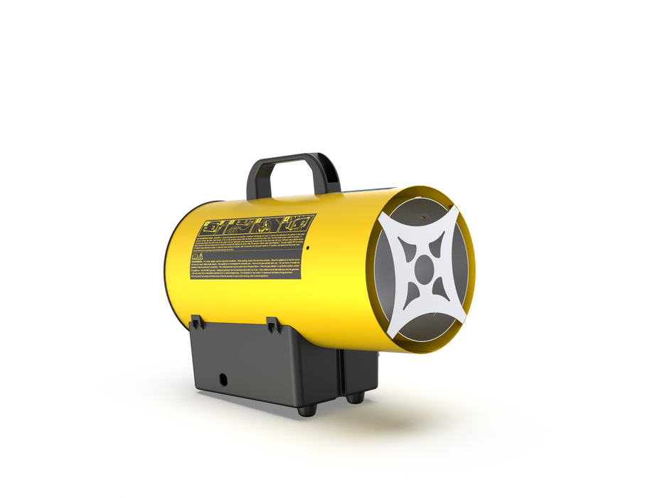 DAHTEC 10KW Gas/Propane Portable Air Forced Heater Heat for Construction Sites Greenhouse Poultry
