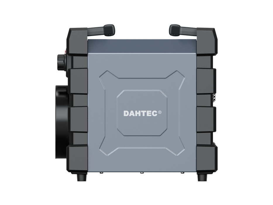 Dahtec ceramic thermofan 2000w - mini compact electric stove - roll-over protection & thermostat - for house, bath or workshop