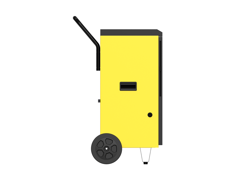 DAHTEC Construction Dryer Dehumidifier (max. 70 L/Day), with Built-in Pump and Drain, Suitable for Basements and Rooms up to 200 m²/500 m³
