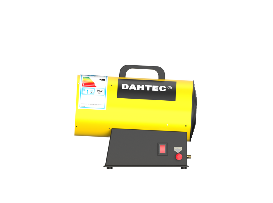 DAHTEC 10KW Portable Gas Heater Propane Space Forced Air Heaters for Greenhouse Chicken Farm Poultry Basement