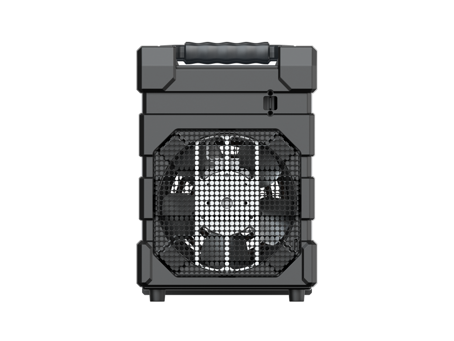 DAHTEC 2000W Commercial Electric Fan Heater - ECO & Heavy-Duty -Thermostat & Overheat Protection - Ideal for Construction Site, Garage, Greenhouse