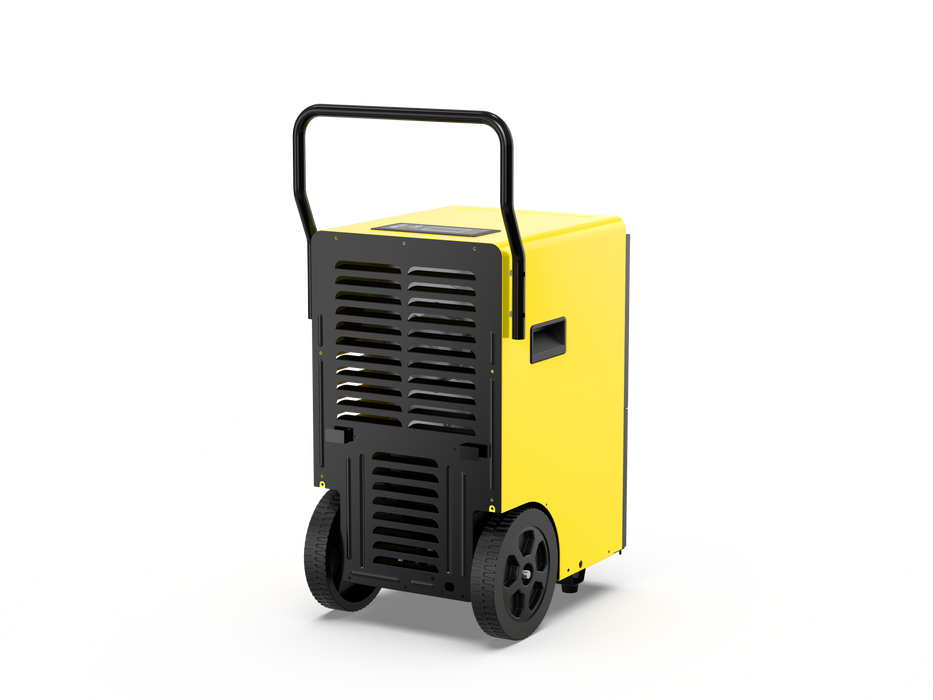 DAHTEC Building Dryer Dehumidifier Cellar 50 L/Day - Area 90 m²/230 m³ - 24 Hr Timer Indoor Drying Device with 7 L Large Water Container for Large Rooms