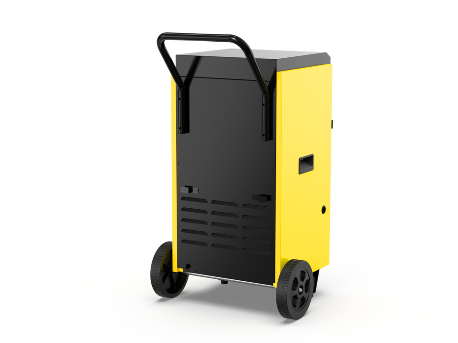 DAHTEC Construction Dryer Dehumidifier (max. 70 L/Day), with Built-in Pump and Drain, Suitable for Basements and Rooms up to 200 m²/500 m³