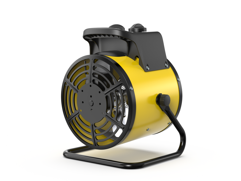 Dahtec electric stufa 2000w - thermofan - low power electric radiator - thermostat and overheating protection - for house, bath or workshop