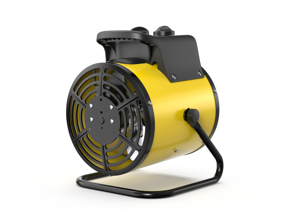 Dahtec electric heating 3000w hot air heater - eco low consumption - with Angle adjustment from 0 to 25°, thermostat and overheating protection - suitable for homes, workspace
