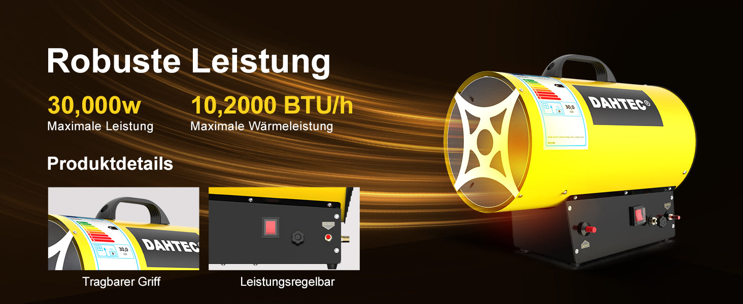 DAHTEC BGA1401 30 kW regelbar (18–30 kW) A+