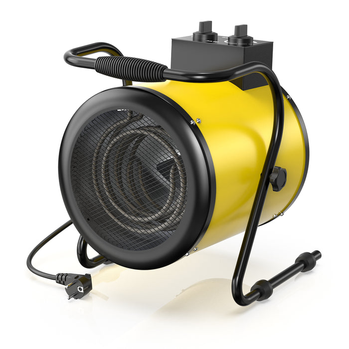 DAHTEC BG-C3 3000W Elektroheizlüfter – Industrie-Heizgerät mit Thermostat & 3 Stufen