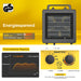 DAHTEC BGP2305 3000W Gelb B0FG74RGCF.PT02