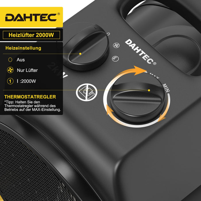DAHTEC BGP3003 2000 W Heizlüfter Produktbild