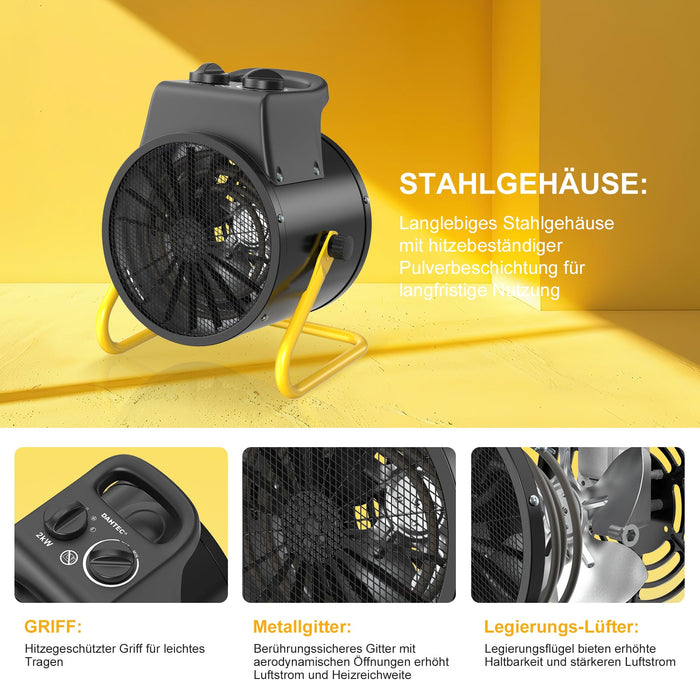 DAHTEC BGP3003 2000 W Heizlüfter Produktbild