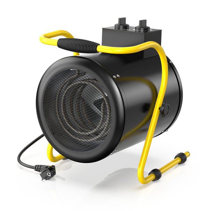 DAHTEC BG-C3 3000W Elektroheizlüfter – Industrie-Heizgerät mit Thermostat & 3 Stufen