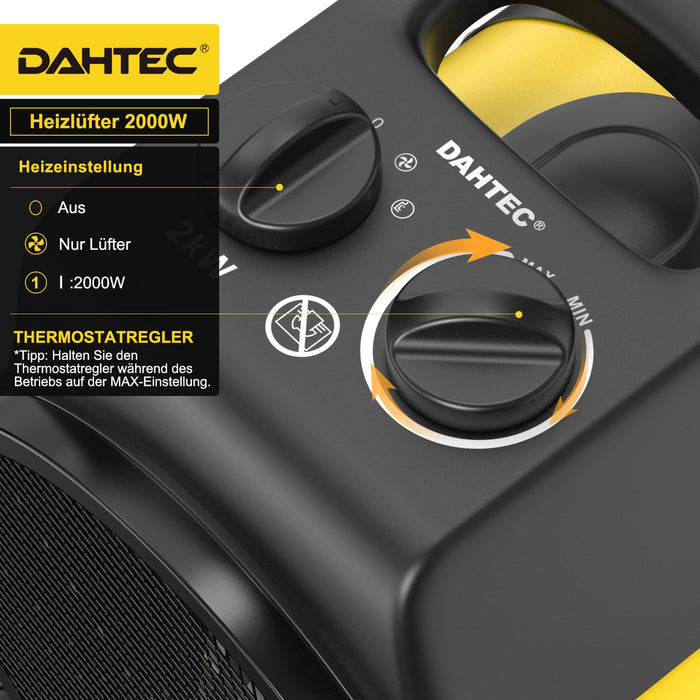 DAHTEC BGP3003 2000 W Heizlüfter Produktbild