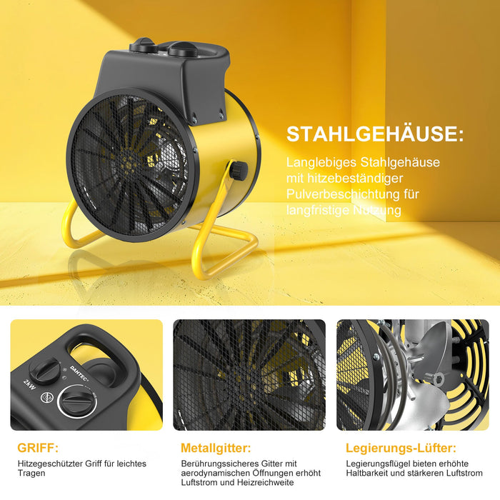DAHTEC BGP3003 2000 W Heizlüfter Produktbild