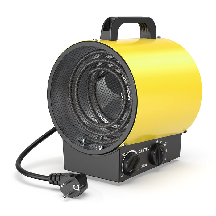 DAHTEC BGP1308-03 Elektroheizlüfter in Gelb