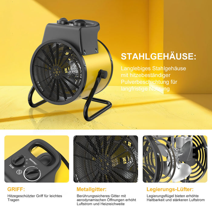 DAHTEC BGP3003 3000 W Heizlüfter Produktbild