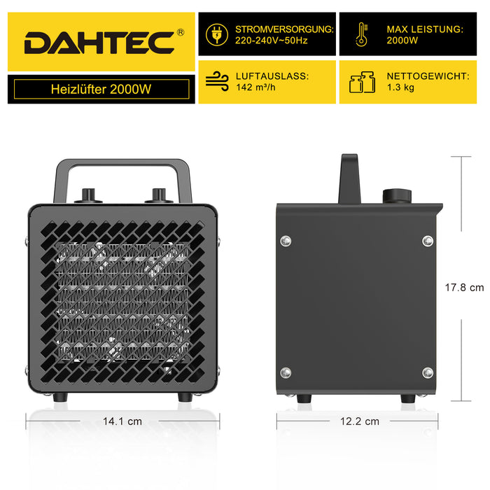 DAHTEC BGP2305 2000W Schwarz B0FG7L92SJ.PT04