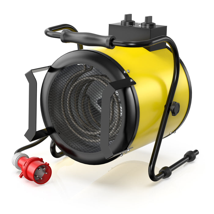 DAHTEC BG-C9 9kW Elektroheizlüfter – Industrie-Heizgerät mit Thermostat & 3 Stufen