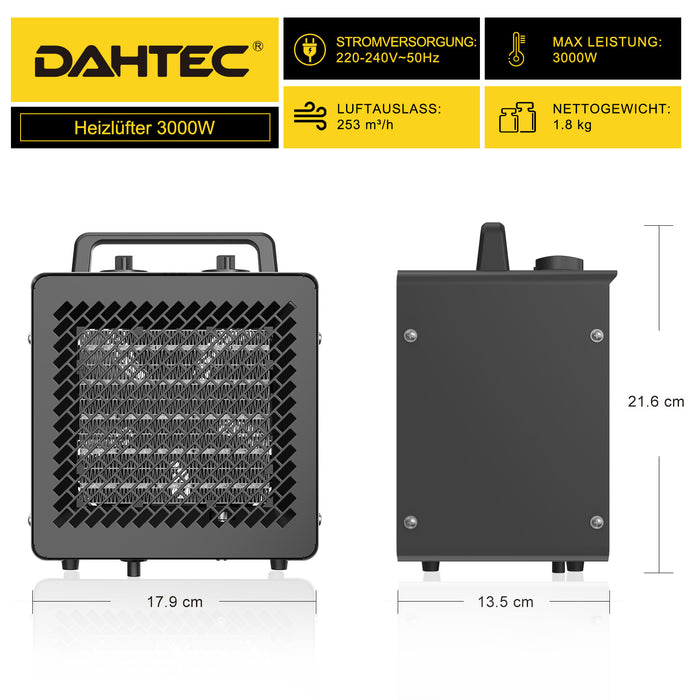 DAHTEC BGP2305 3000W Schwarz B0FG7QV91M.PT04
