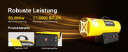 DAHTEC BGA1401 50 kW regelbar (30–50 kW) A+